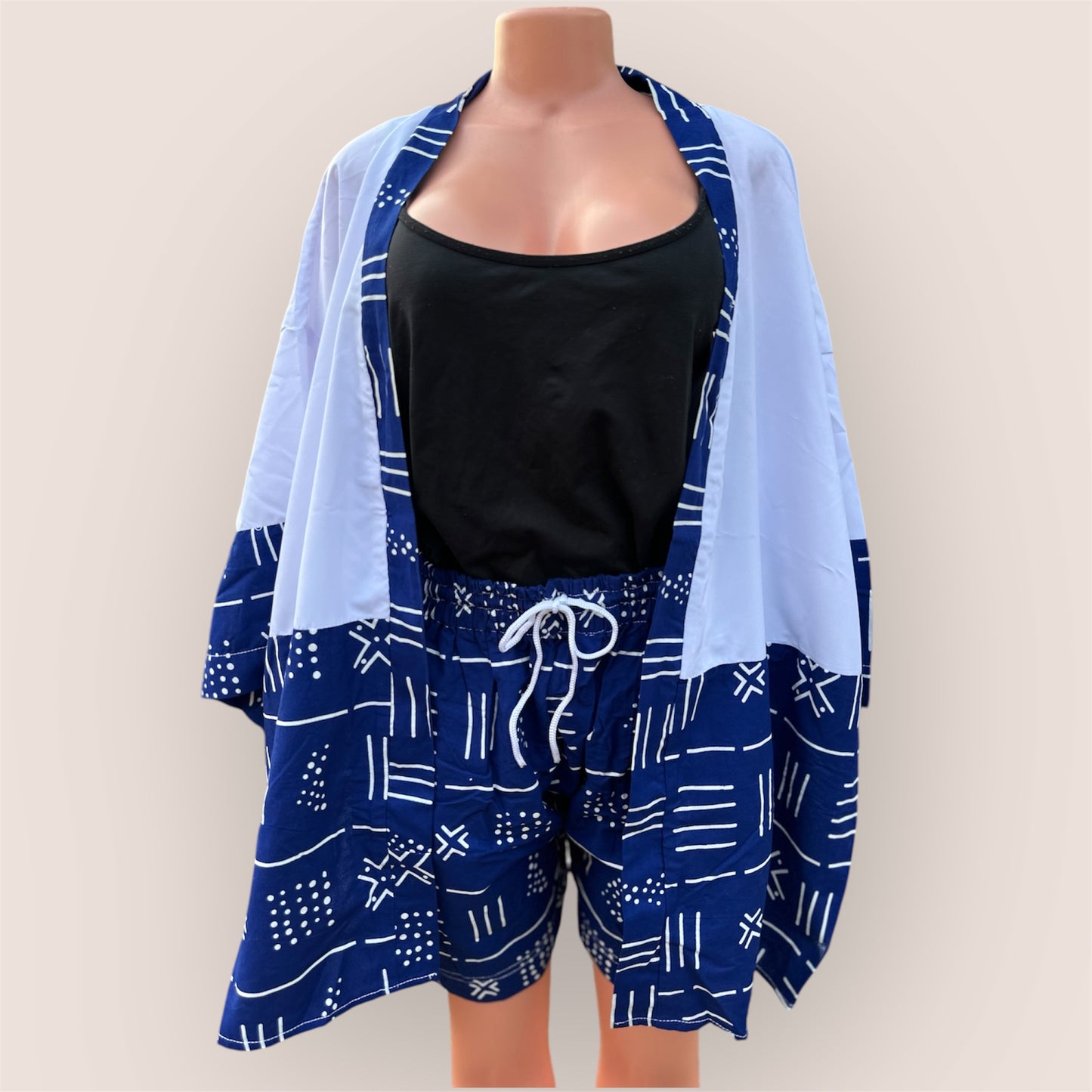 Blue bogolan set