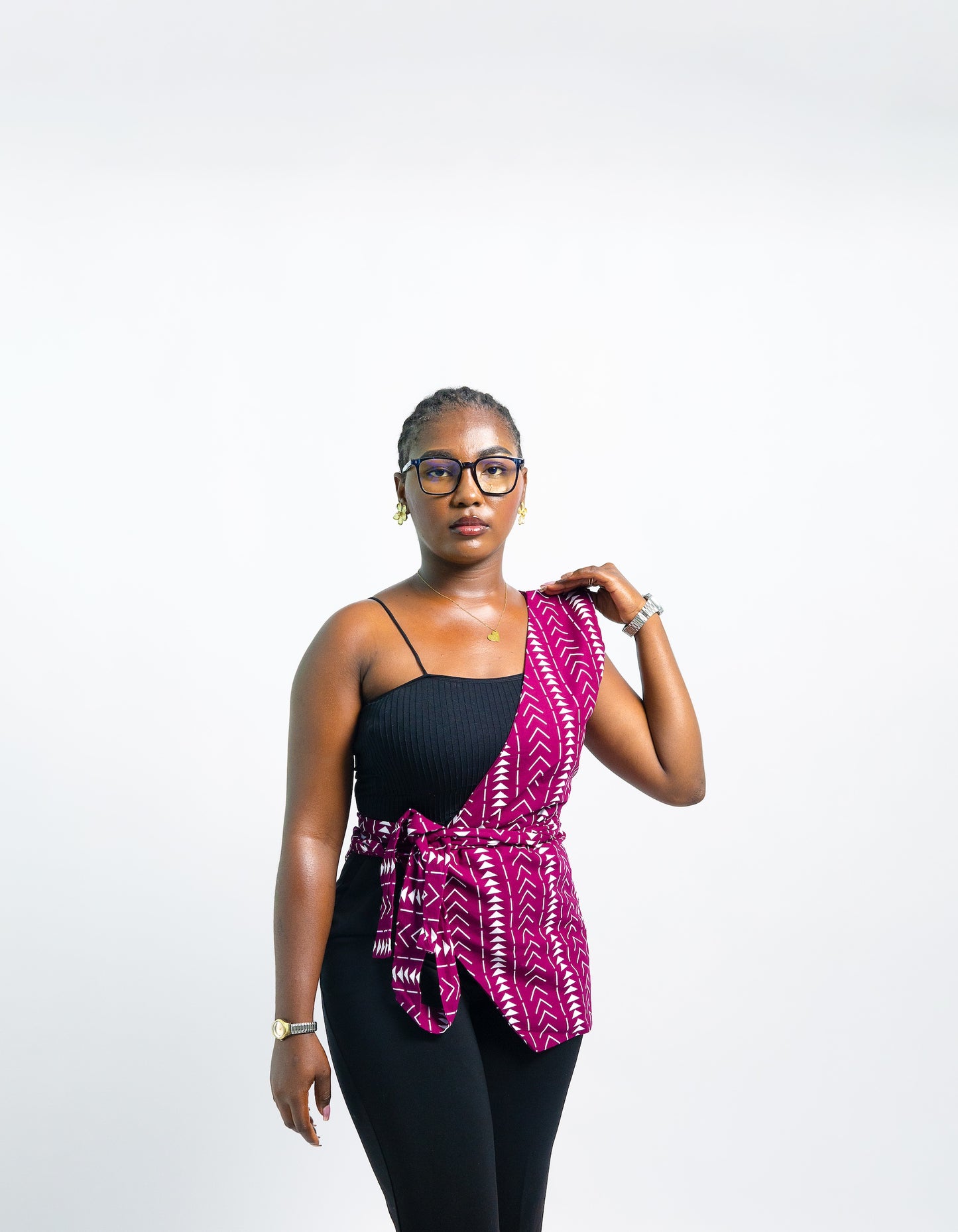 Haut asymétrique Violetta